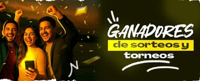 Ganadores de torneos, sorteos y más promotion banner